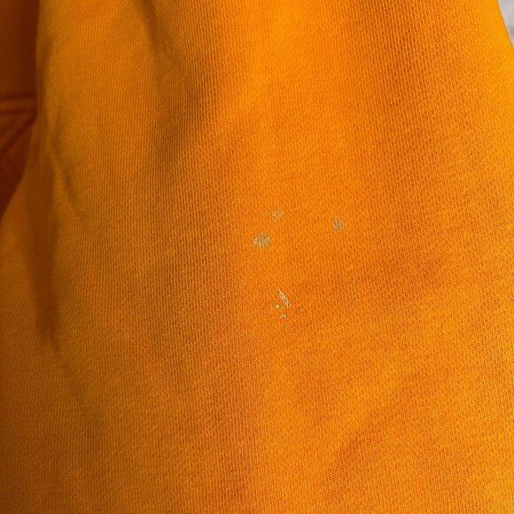 Nike Men Y2K Older Brother Just Do It Full Zip Fleece Hooded Orange Jacket XL - Picture 10 of 16